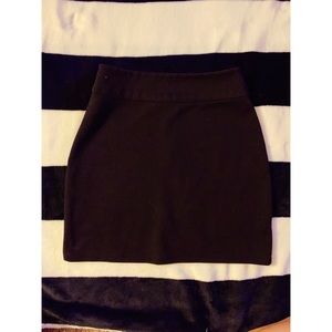 Black Bodycon Mini Skirt